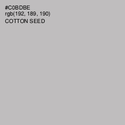 #C0BDBE - Cotton Seed Color Image